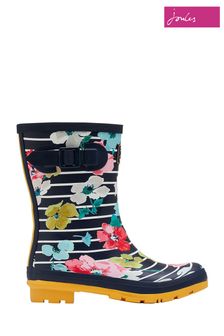 Joules Blue Molly Welly Mid Height Printed Wellies (U39050) | 74 €