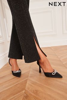 Black Forever Comfort® Slingback Bow Heels (U39052) | 58 €