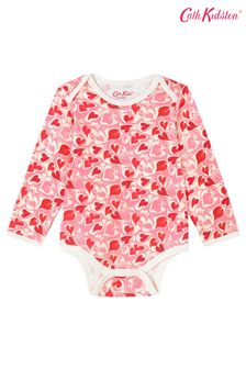 Cath Kidston Pink Long Sleeve Envelope Neck Bodysuit (U39213) | 22 €