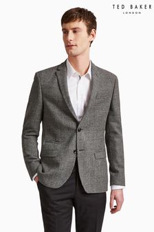 Ted Baker Tailoring Grey Bouclé Structure Suit: Jacket (U39319) | $517