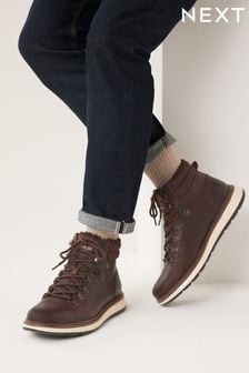 Brown - Hiker Style Boots (U39646) | BGN167