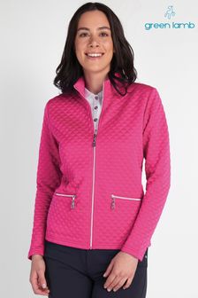 Green Lamb Kaydra Pink Quilted Full Zip Jacket (U39756) | ₪ 326