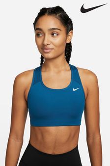 Nike Ungefütterter Sport-BH mit mittelstarkem Halt und Swoosh-Logo (U39838) | 40 €