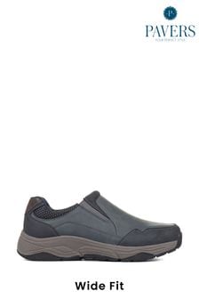 Modra - Široki čevlji brez vezalk Pavers (U39891) | €46