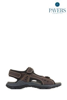 Pavers Mens Leather Walking Sandals (U39906) | kr495