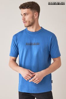 Napapijri Blue Box Short Sleeve T-Shirt (U40306) | $49