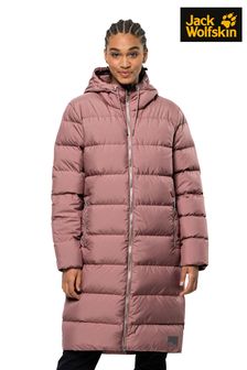 Jack Wolfskin Pink Frozen Palace Longline Padded Jacket (U40418) | $363
