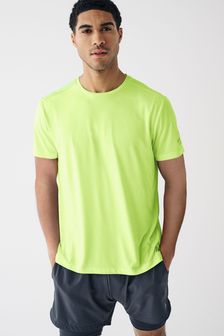 Yellow Short Sleeve Tee Active Gym & Training T-Shirt (U40513) | €8