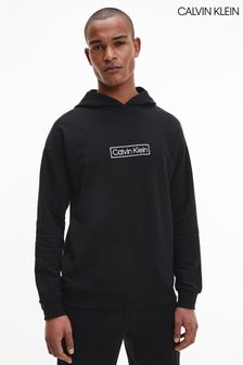 Calvin Klein Mens Black Reimagined Heritage Hoodie (U40976) | MYR 420