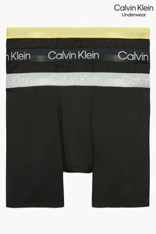 Calvin Klein Black Modern Structure Boxer Briefs Three-Pack (U40988) | ₪ 196