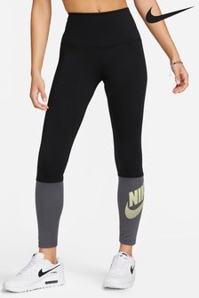 Nike Black Dri-FIT One High Rise Dance Leggings (U41053) | kr708