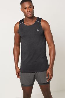 Gris antracita - Camiseta sin mangas de deporte de Next Active (U41066) | 21 €