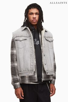 Allsaints mens sales denim jacket