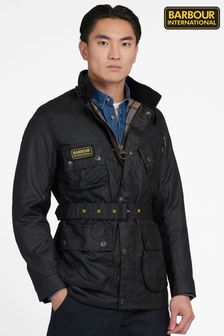 سترة مشمع سوداء ضيقة من Barbour® International (U41852) | ر.ق 1,282