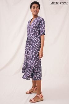 שמלת ג'רזי של White Stuff דגם Naya Organic בוורוד (U42090) | ‏313 ₪