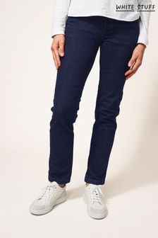 White Stuff Brooke Jeans mit geradem Beinschnitt, Blau (U42143) | 83 €