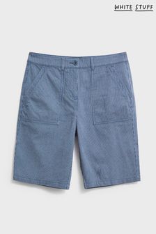 White Stuff Blue Twister Organic Cotton Chino Shorts (U42145) | 61 €