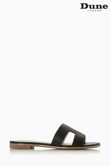 Dune London Looper Vamp Slider-Sandalen mit Gitterdesign, Schwarz (U42724) | 54 €