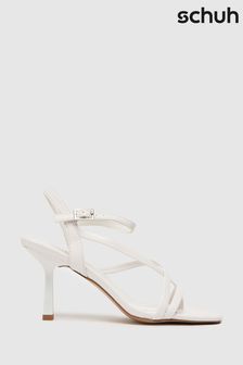 Schuh White Sania Strappy Heels (U42925) | 40 €