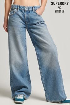 Superdry Blue Vintage Baggy Jeans (U43351) | $107