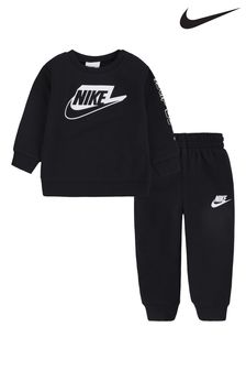 Schwarz - Nike Kleinkinder Fleece-Set mit Sweatshirt und Jogginghose (U44035) | 56 €