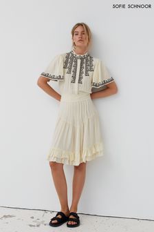 Sofie Schnoor Cream Embroidered Dress (U44614) | 261 €