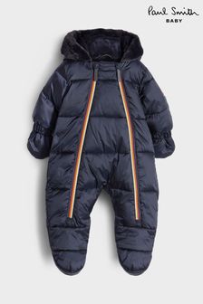 Темно-синій - Paul Smith Стійкий до дитячого душу сніговий костюм (U44620) | 7 663 ₴
