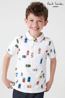 Paul Smith Junior Boys Short Sleeve Polo Shirt (U44658) | TRY 1.384