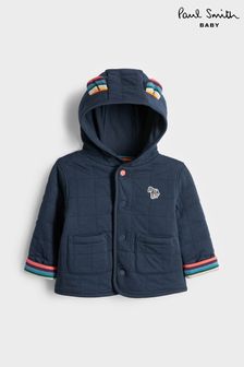 海軍藍 - Paul Smith嬰兒斑馬標誌絎縫外套 (U44690) | NT$3,030