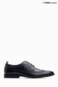 Pantofi Brogue ceruiți Base London Havisham negri (U45169) | 501 LEI