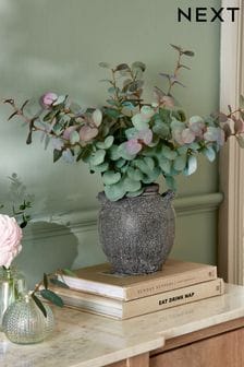 Künstlicher Eukalyptus in urnenförmiger Vase (U45368) | 71 €