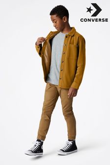 Светло-коричневая стеганая куртка в стиле милитари Converse конопля (U45688) | €36