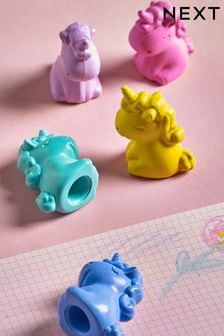 Set of 5 Pastel Unicorn Shaped Crayons (U45740) | $6