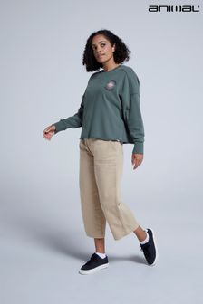 Animal Womens Green Lisa Organic Sweatshirt (U45787) | 54 €