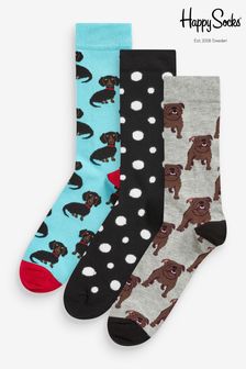 HS By Happy Socks Natural HS Pets Socks 3-Pack (U46231) | 16 €