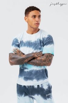 Hype. Mens Oversized Grey Acid Stripe Scribble Logo T-Shirt (U46522) | 34 €