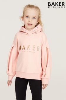 Розовый - Худи с логотипом Baker By Ted Baker (U46566) | €44 - €51