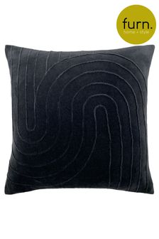 furn. Black Mangata Cushion (U46798) | 109 QAR