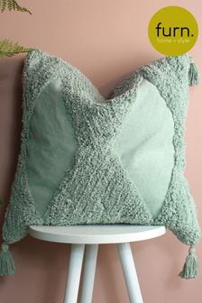 furn. Green Kantha Cushion (U46821) | $45
