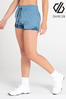 Dare 2b Blue Sprint Up Two-in-One Gym Shorts (U47065) | R549