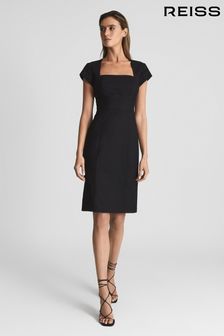 Reiss Black Haisley Petite Tailored Dress (U47616) | €280
