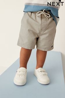 Stone Natural Embroidered Pull-On Shorts (3mths-7yrs) (U47617) | €6 - €7