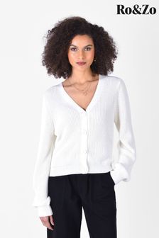Ro&Zo Cream Knitted Vest Top (U47724) | ₪ 303