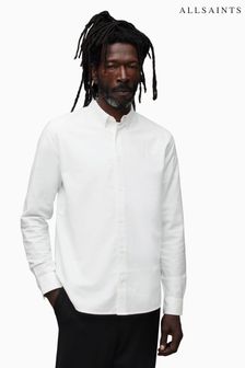 AllSaints White Hermosla Long Sleeve Shirt (U48711) | SGD 192