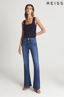 Reiss Genevieve Paige High Rise Flared Jeans (U49325) | kr4 850