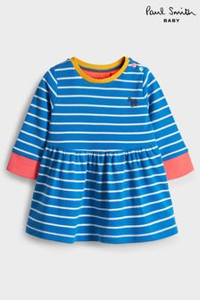 Marineblau/Weiß - Paul Smith Baby Mädchen Gestreiftes Kleid (U49560) | 40 €