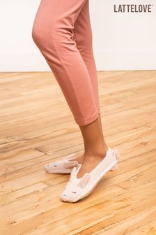 LatteLove Pink Bunny Slipper Footlets (U50057) | 22 €