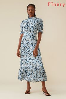 Finery Camille Blue Maple Dress (U50359) | €87