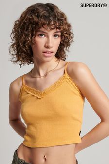Superdry Yellow Relaxed Stripe Cami Top (U50373) | kr293