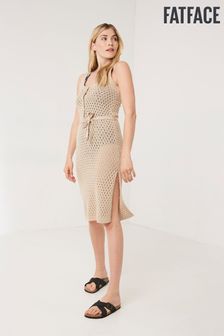 FatFace Natural Strappy Knitted Beach Dress (U50582) | €22